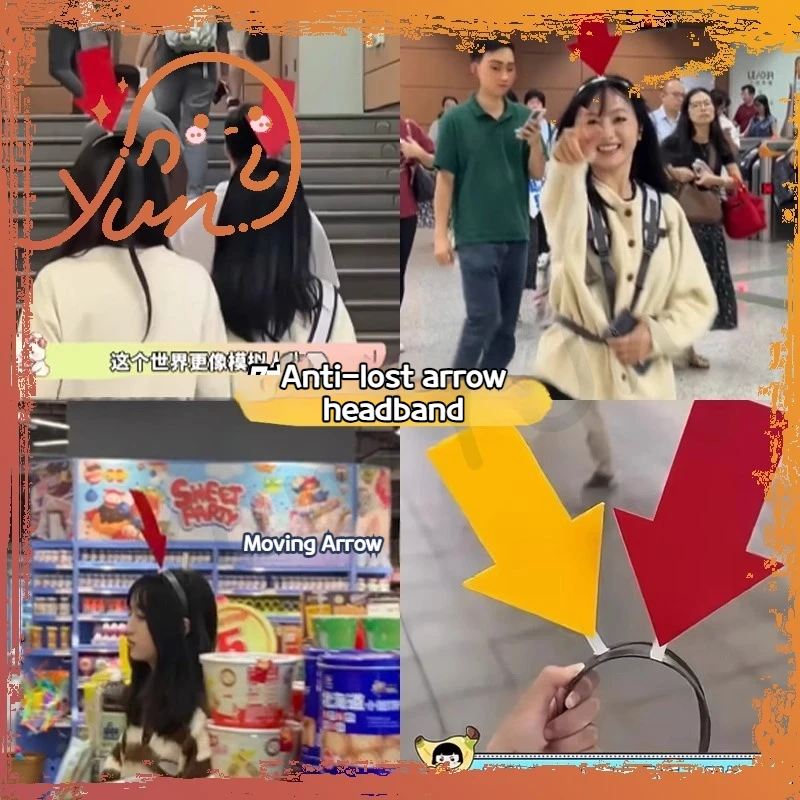 

Милая креативная забавная повязка для волос с защитой от потери стрелы, привлекательная повязка для вопросов, значок исключения, повязка для волос, заколка для волос, концертный головной убор