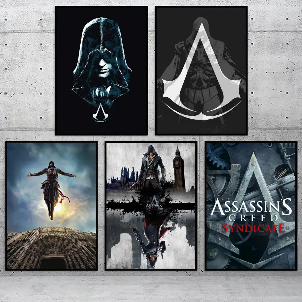 1 قطعة A-القتلة العقيدة لعبة ملصق ملصق مثالي ذاتية اللصق جدار الفن مصممة لمساحات الطعام في المكتب المنزلي #2