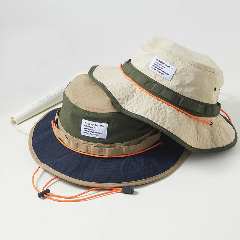 Quick Drying Fisherman Hat H135 Outdoor Mountain Shading Hat, Mountain Camping Sun Protection  Summer Caps Men and Women