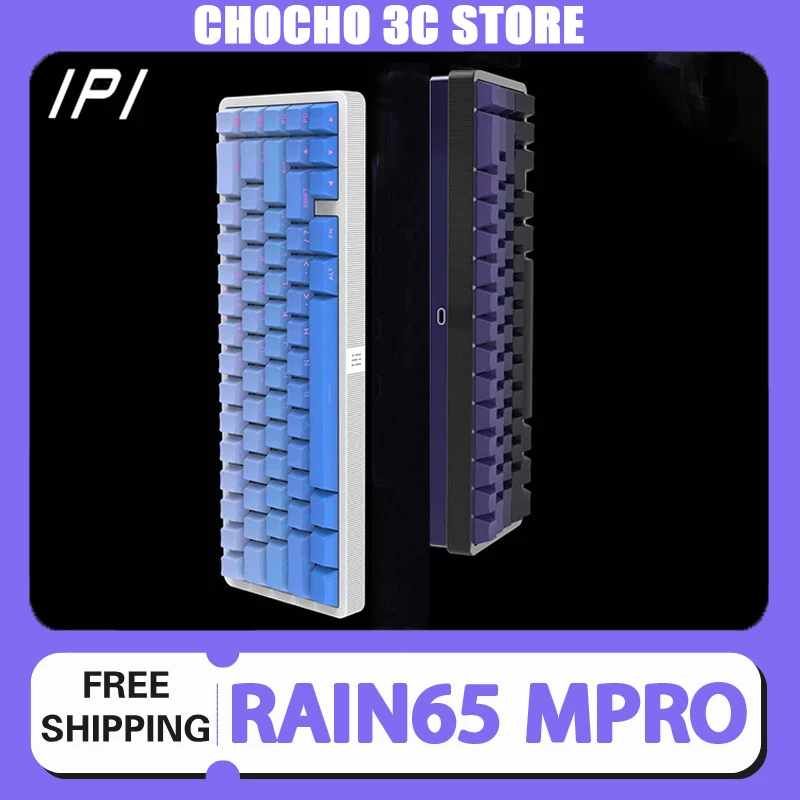 

Ipi Rain65 Mpro Mechanical Keyboards Wired Magnetic Switch Aluminum Gaming Keyboard Rgb 67keys Hot Swap Custom Gamer Accessories