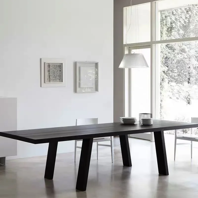 

Современные кухонные обеденные столы для гостиной, офиса, деревянные обеденные столы, обеденные столы для встреч, японская мебель для дома Mesa Comedor LLDT