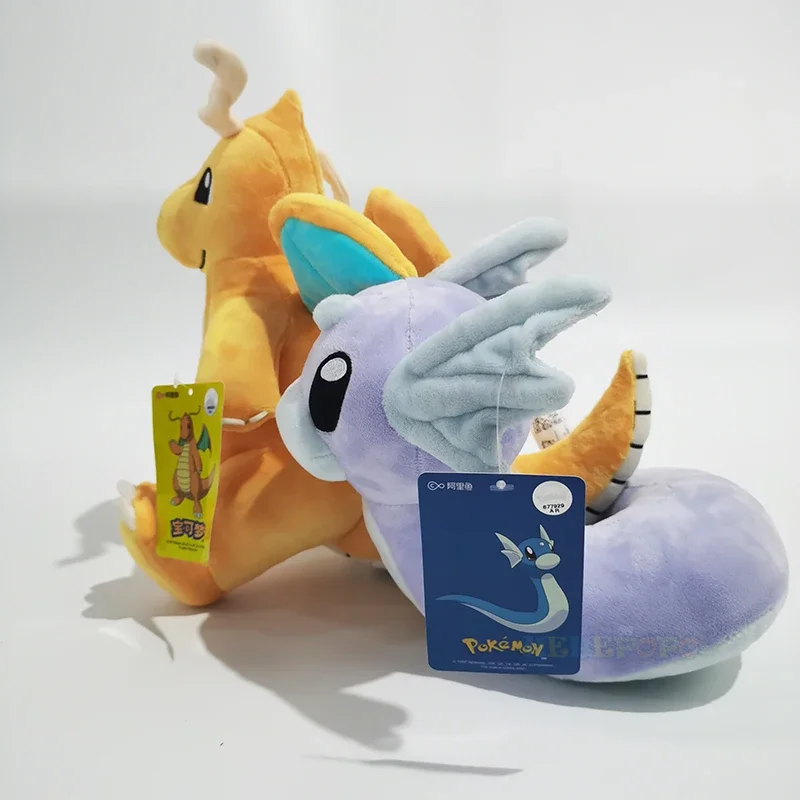 Mainan Tokoh Pokemon Berukuran 30Cm Bermerek Dragonite Peluche Boneka Lembut Pokemon Mainan Anak Karakter Film