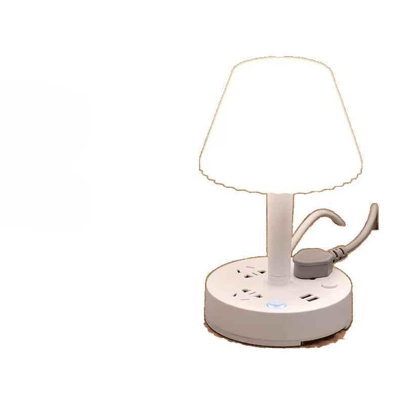 Candeeiro de mesa de cabeceira LED para quarto, candeeiro de leitura e aprendizagem noturna três em um