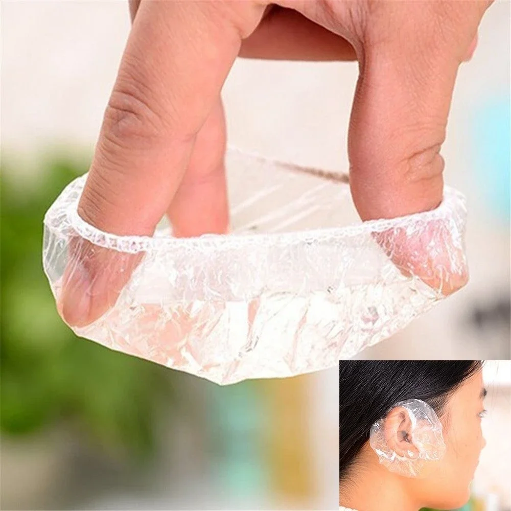 

100 Pcs/lot New Practical Disposable Hair Dye Covers Color Styling Tool Ears Protection Ear Cover
