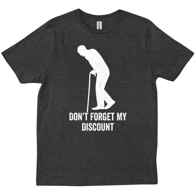 No olvides mi descuento para personas mayores, camiseta divertida de bromas de cumpleaños sobre la colina