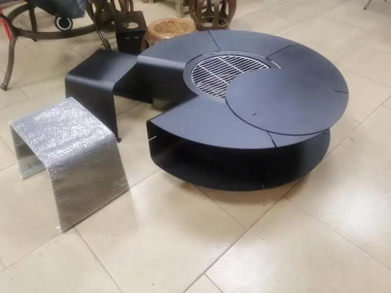 

# L Fire Pit Modern For Picnic Custom Fire Pit Corten Steel Camping Fire Pit For Party