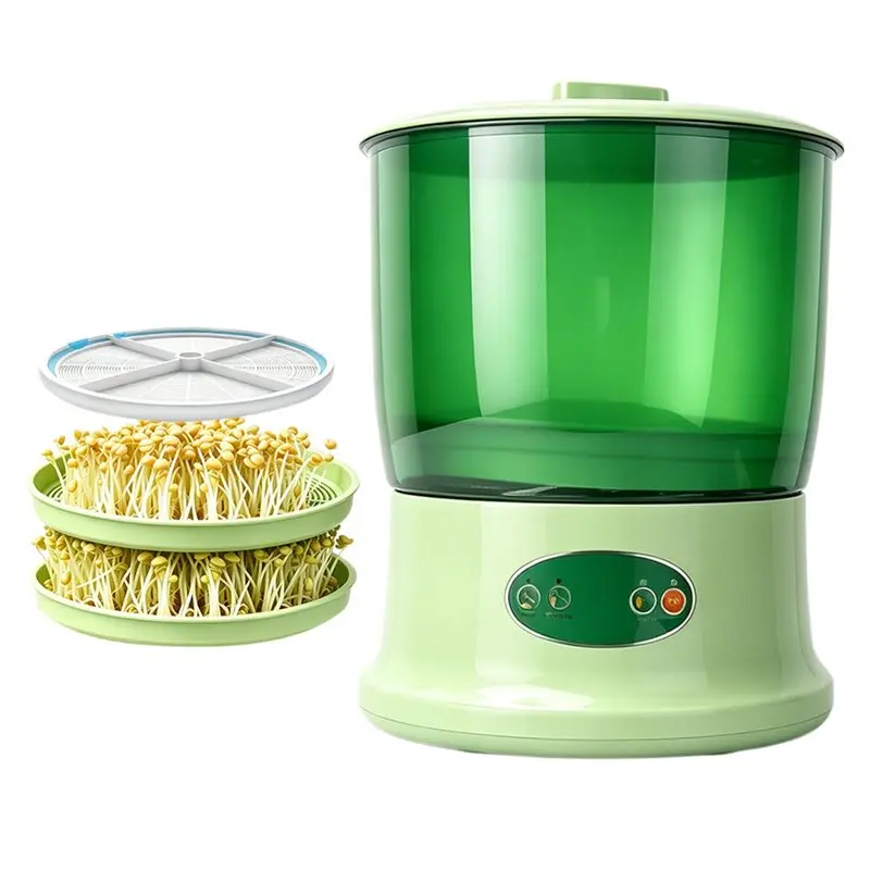 ABGH-Automatic 2-Rows Layer Large Capacity Bean Sprouts Machine Intelligent Seeds Growing Kit Seedling Germinator Maker