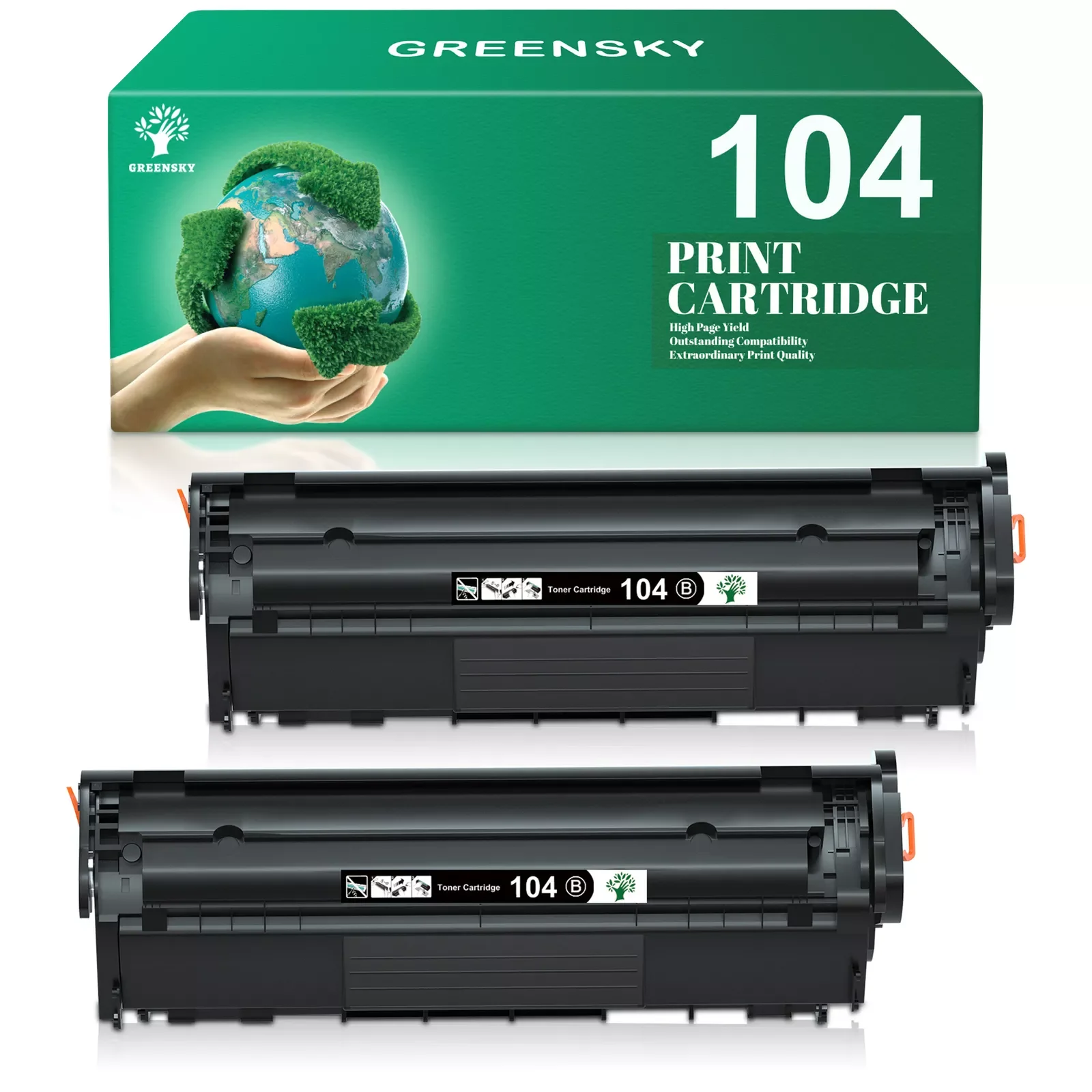 2Pack For Canon 104 FX9 FX10 Toner Cartridge ImageClass MF4150 MF4350D D420 D480