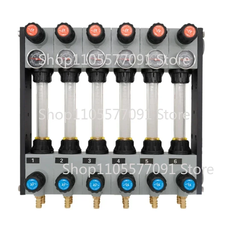 Injection Molding Machine Water Separator with Temperature Meter Precision Water Drainage Divider Waterway Control