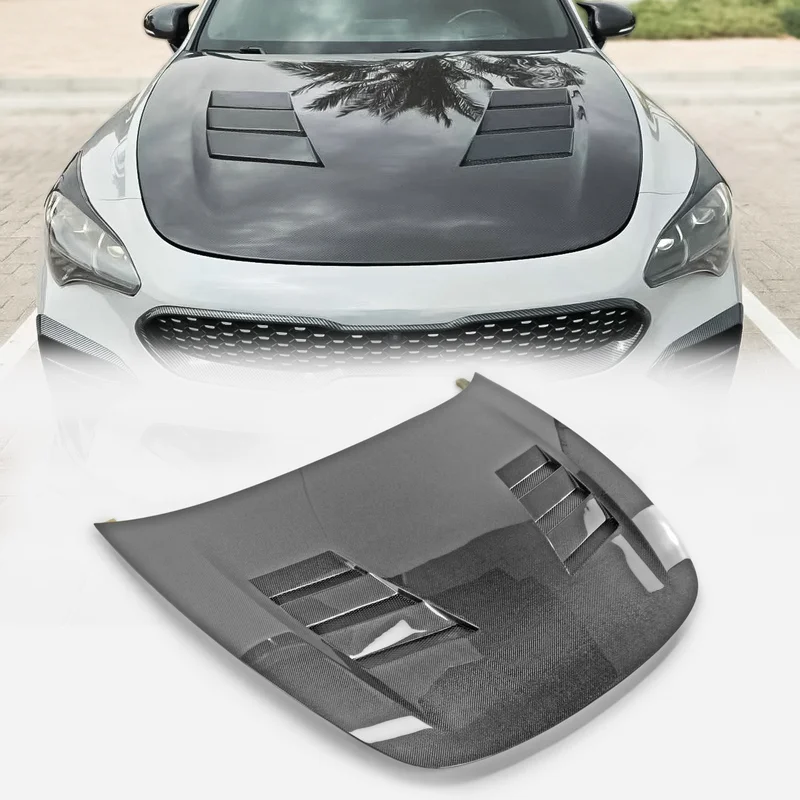 

Вентилируемый капот типа Kia Stinger AM для Kia Stinger | Обновление производительности и стилинга | Высококачественный вентилируемый капюшон