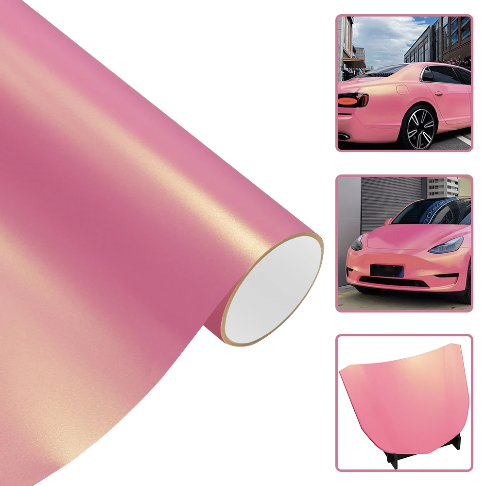 

Матовая розовая виниловая пленка с бриллиантами, золотистая, розовая, автомобильная наклейка, наклейка, автотюнинг, изменение цвета, аксессуары в наличии несколько размеров