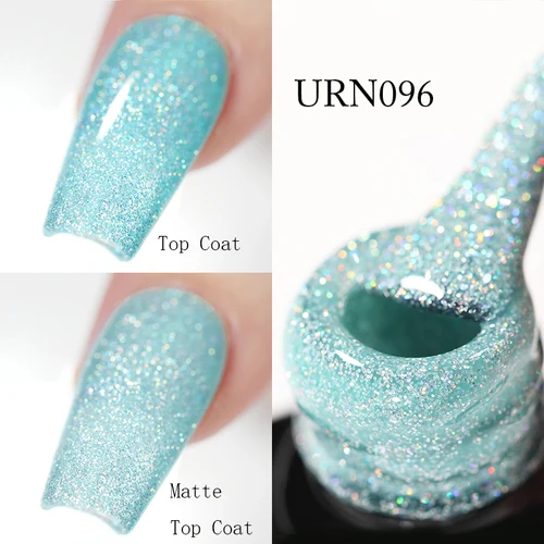 Imagen 2 del producto UR SUGAR-esmalte de uñas de Gel con purpurina, 7,5 ml, lentejuelas brillantes, barniz LED UV para remojo para manicura, esmalte de uñas semipermanente