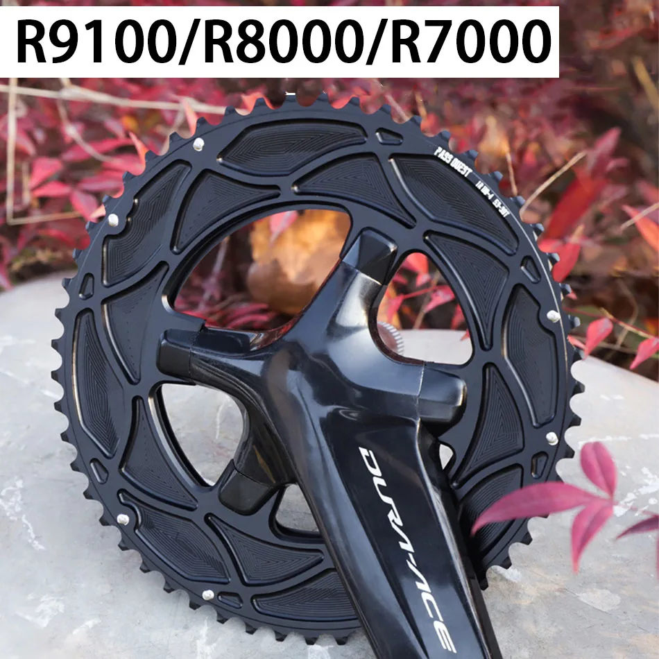 PASS QUEST 110 BCD Chainring 4 Bolt for SHIMANO 105 R7000 ultegra r8000 dura ace r9100 silver road bike double chain ring