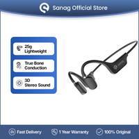 Sanag A5X True Bone Conduction Earphone Open Ear Bluetooth Wireless Sport Headphones Waterproof Headset 3D Stereo Sound