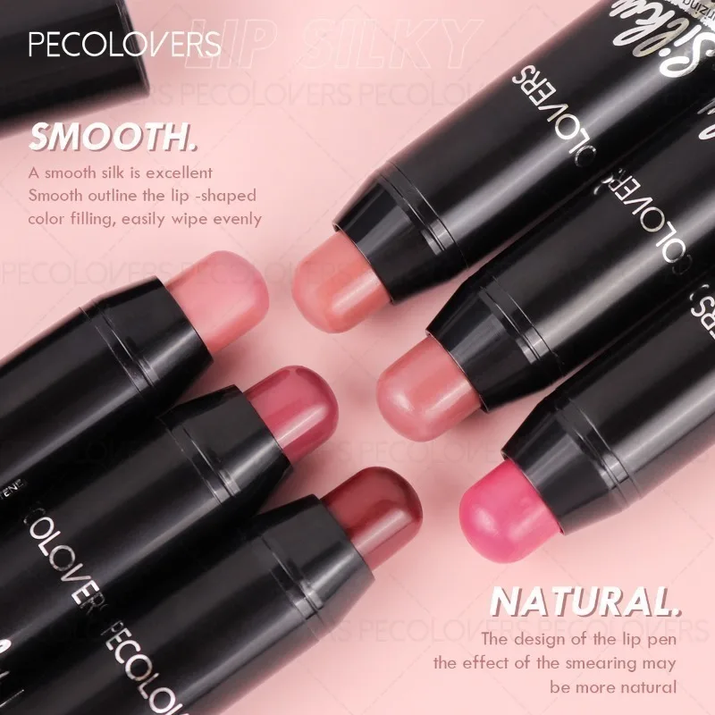 1 Uds. Lápiz labial hidratante multicolor, selección multicolor para representar el contorno de los labios, labios completos, cosméticos para labios