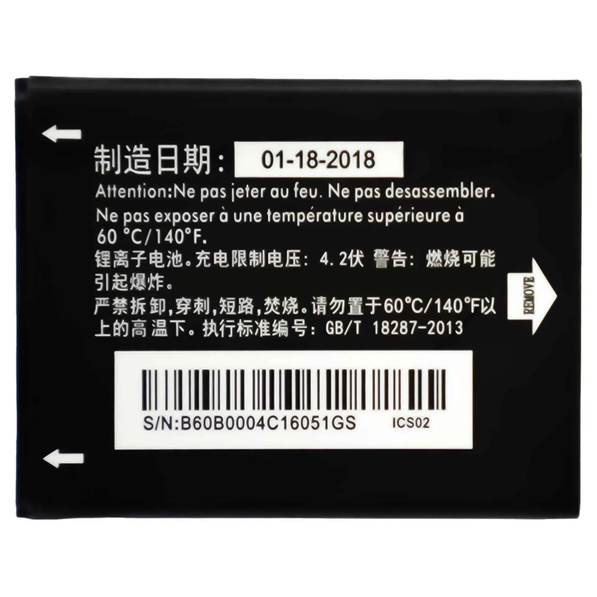 TLi014A1  Replacement Battery For Alcatel Pixi3 (4) (3.5) 4013D One touch Fire 4012A 4012X OT-5040 4010 Latest Batteries