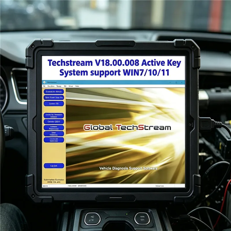 

Latest Version FOR TOYOTA TIS Techstream 18.00.008 software Link and Active Code Work with MINIVCI MINI VCI