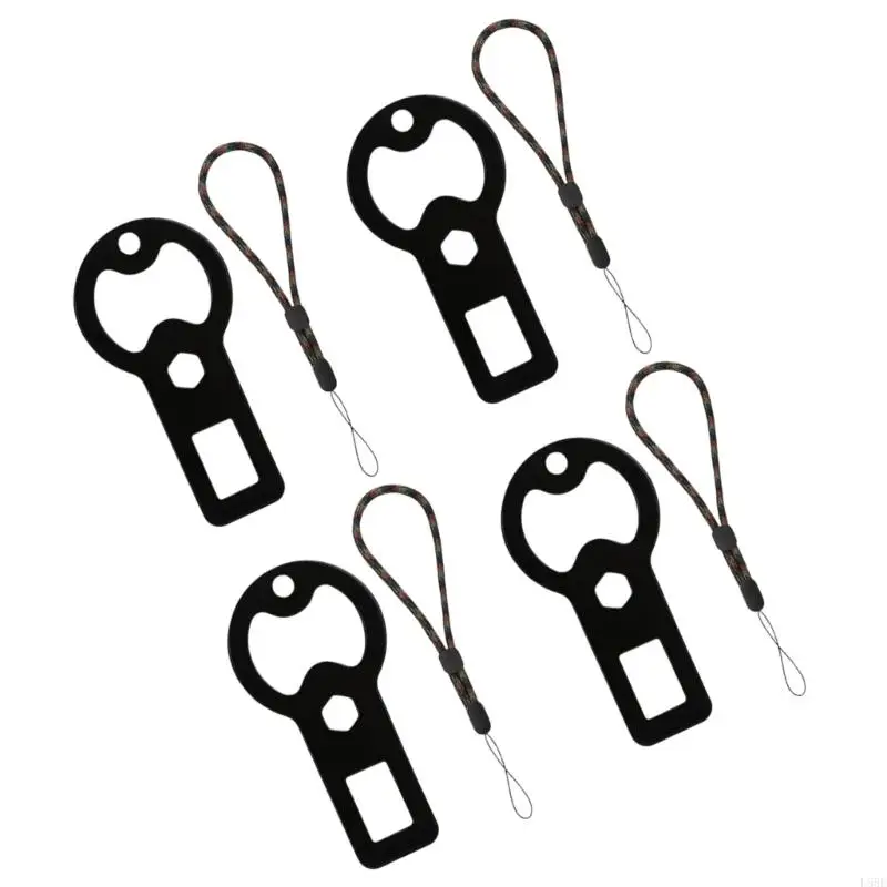 4Pcs Metal Keychains Openers Durable Design For Dog Walkers Tailgating L5BE