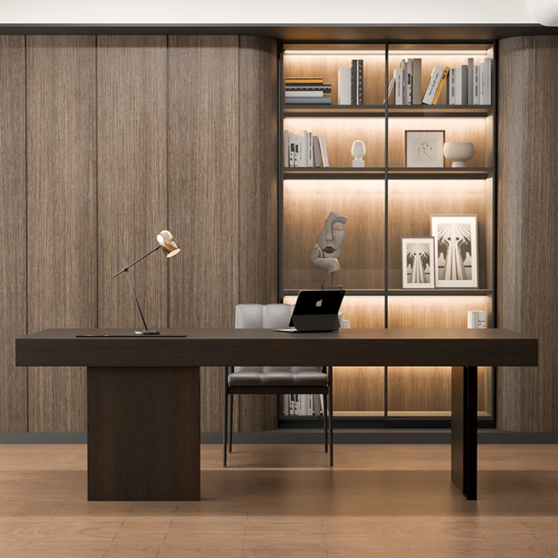 Computer Luxury Office Desk Modern Bos Study Household Minimalism Office Desk Writing Italian Escritorio Office Furniture QF50OD