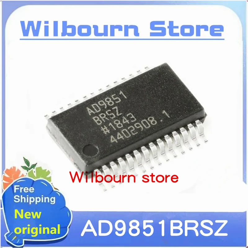 1PCS~5PCS/LOT AD9851BRSZ AD9851BRSZRL AD9851 BRSZ SSOP28 100% New Original Spot stock