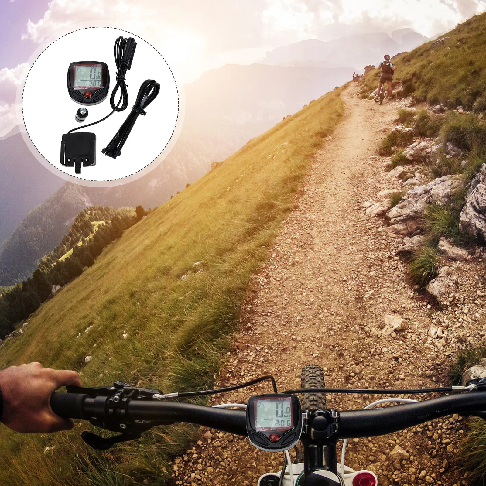 

1Set Bike Speedometer Portable Waterproof Multi-Function Cycling Device for Mountain Bike Supplies