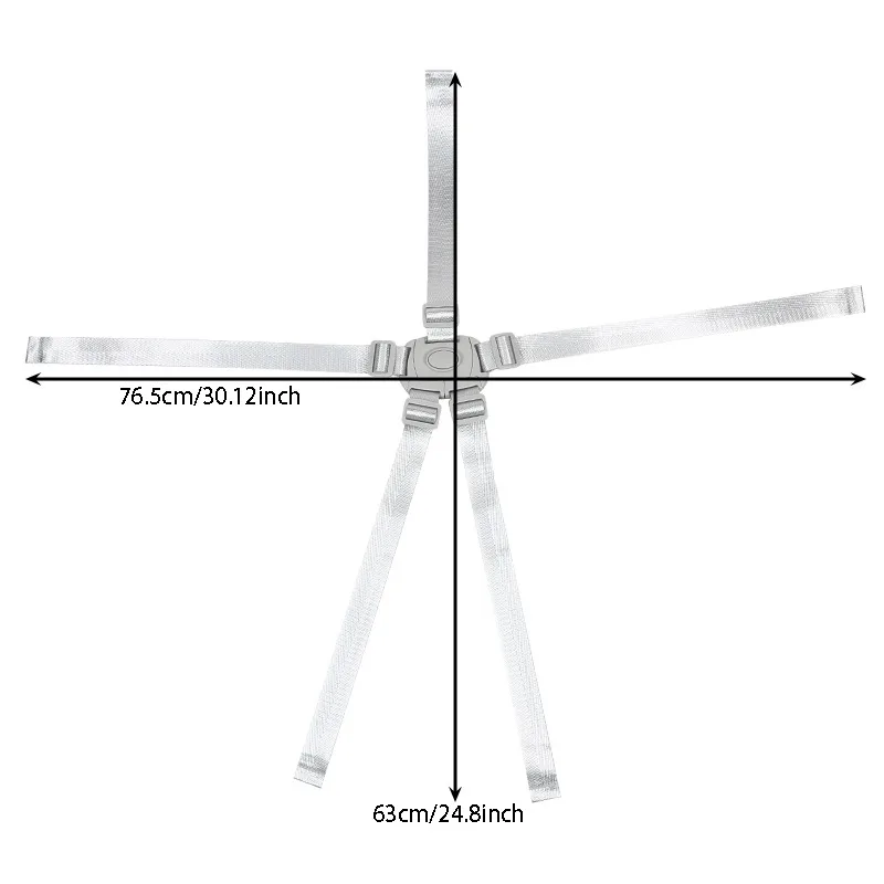 Cinturón de seguridad Universal para bebé, arnés de 3/5 puntos, cinturones para silla de alimentación de comedor, protección para asiento de almuerzo, coche para dormir fijo