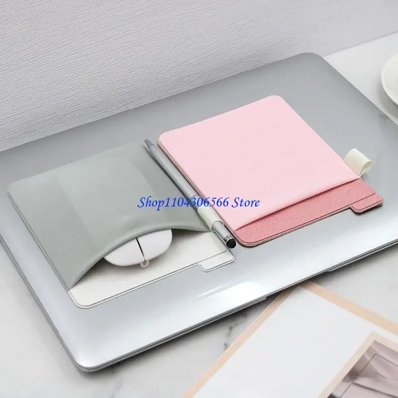 02DD Adhesive Laptop Back Storage Bag Mouse Bag Tablet Mouse Bag Mouse Organizers