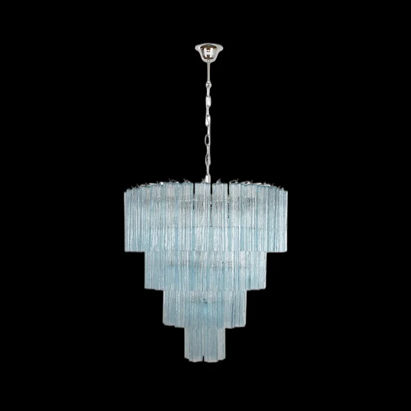 2026 New Luxury American Style Chandelier Murano Crystal Luster Pendant Light With Dimmable For Farmhouse Dining Room Foyer