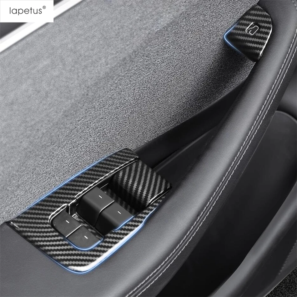 

Steering Wheel / Window Lift / Rear Water Cup Panel / Central Storage Box Strip Cover Trim Accessories For Tesla Model 3 2024
