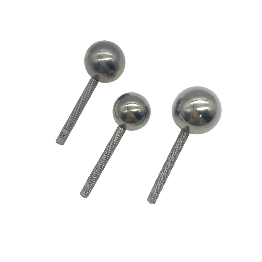 Ophthalmic Micro Instruments 1pc Eye Socket Measuring Ball Eye Depression Measuring Device 18/20/22mm