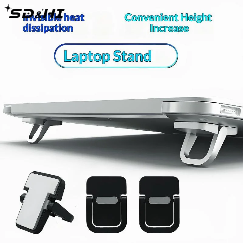 1 Pair Mini Portable Folding Legs Laptop Stand Invisible Holder For Notebook Support Keyboard Holder DIY Accessories