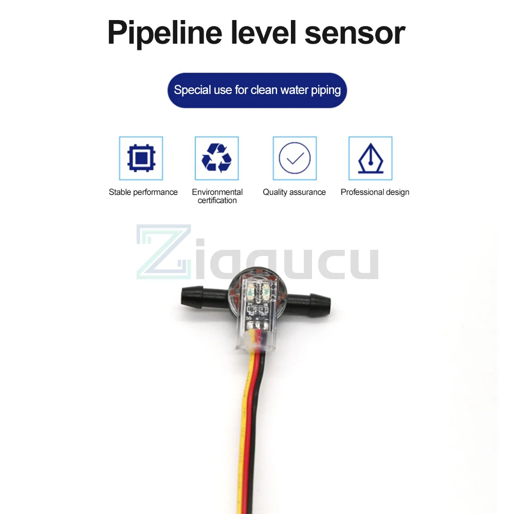 Liquid Level Sensor 3.3V-5V Water Level Sensor Optical Sensor Liquid Level Detection Plastic Float Switch 4-5mm Pipe