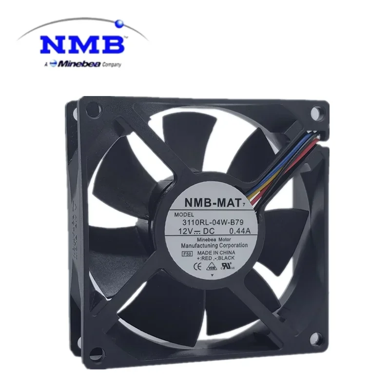 

New for 3110RL-04W-B79 DC 12V 0.44a 8025 8cm 80*80*25MM high wind chassis fan