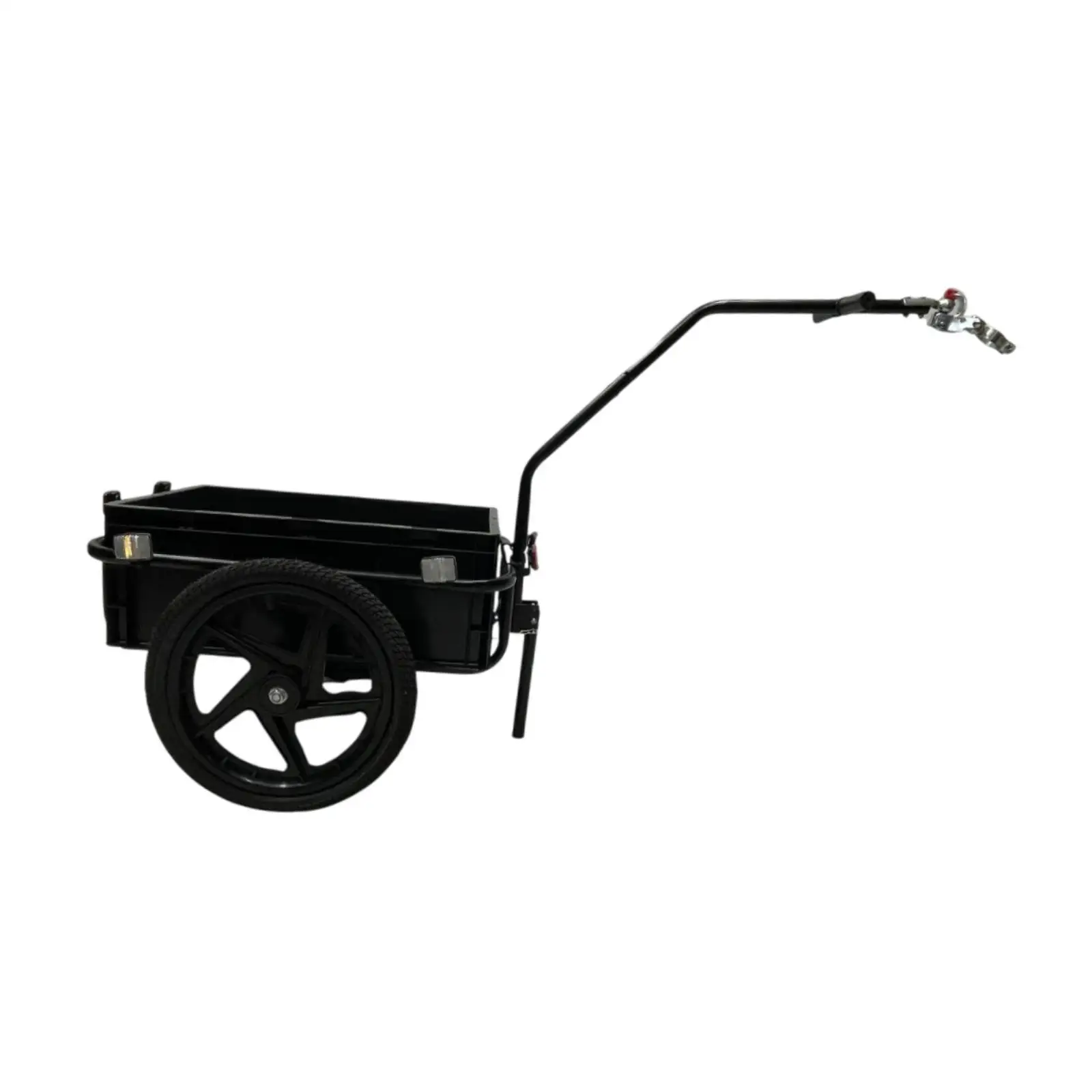 Bike Utility Cart Removable Box Bicycle Cargo Trailer Heavy Duty Carrier for Outdoor Camping and Daily Use
