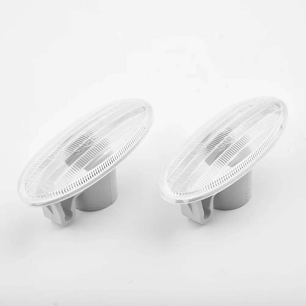 Lado do carro Turn Signal Light Cover para Nissan Cube Juke Nota, Turn Indicator Signal Light Lens Cover, Fender Marker Fit, 2Pcs