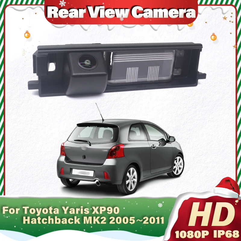 Rear View Camera CCD HD Waterproof Reverse Parking Camera For Toyota Yaris XP90 Hatchback MK2 2005 2006 2007 2008 2009 2010 2011