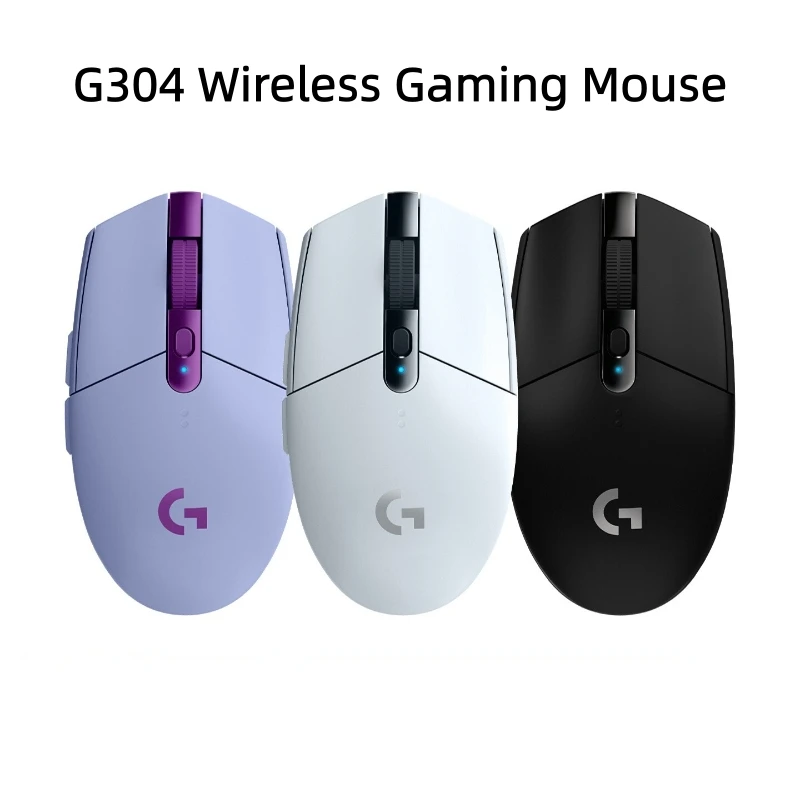لوجيتك G304 ماوس ألعاب لاسلكي خفيف الوزن بتصميم مريح USB توصيل وتشغيل مثالي لألعاب الرياضات الإلكترونية والعمل المكتبي #1