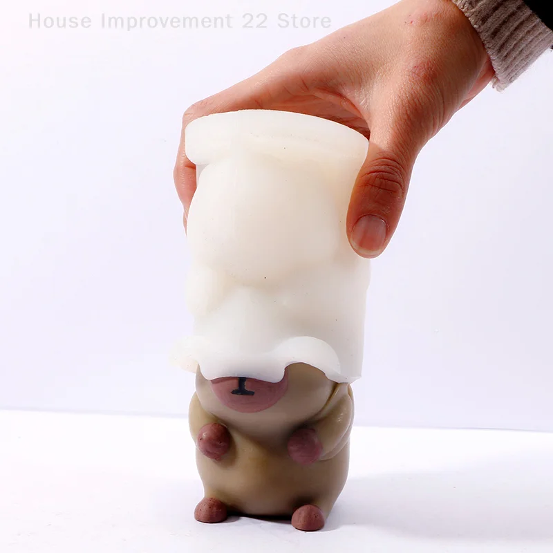 3D Capybara Mousse Cake Silicone Mold DIY Chocolate Jelly Pudding Mold Making Ice Tray Home Baking Accessories Wedding Crafts