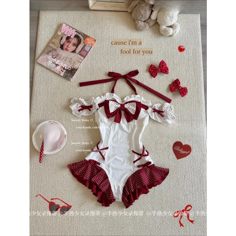 nuovo-costume-da-bagno-americano-sexy-stile-lolita-con-pois-spalline-e-grande-fiocco-per-vacanze-al-mare-con-collo-plissettato-e-dettagli-a-contrasto-bikini-intero-da-donna