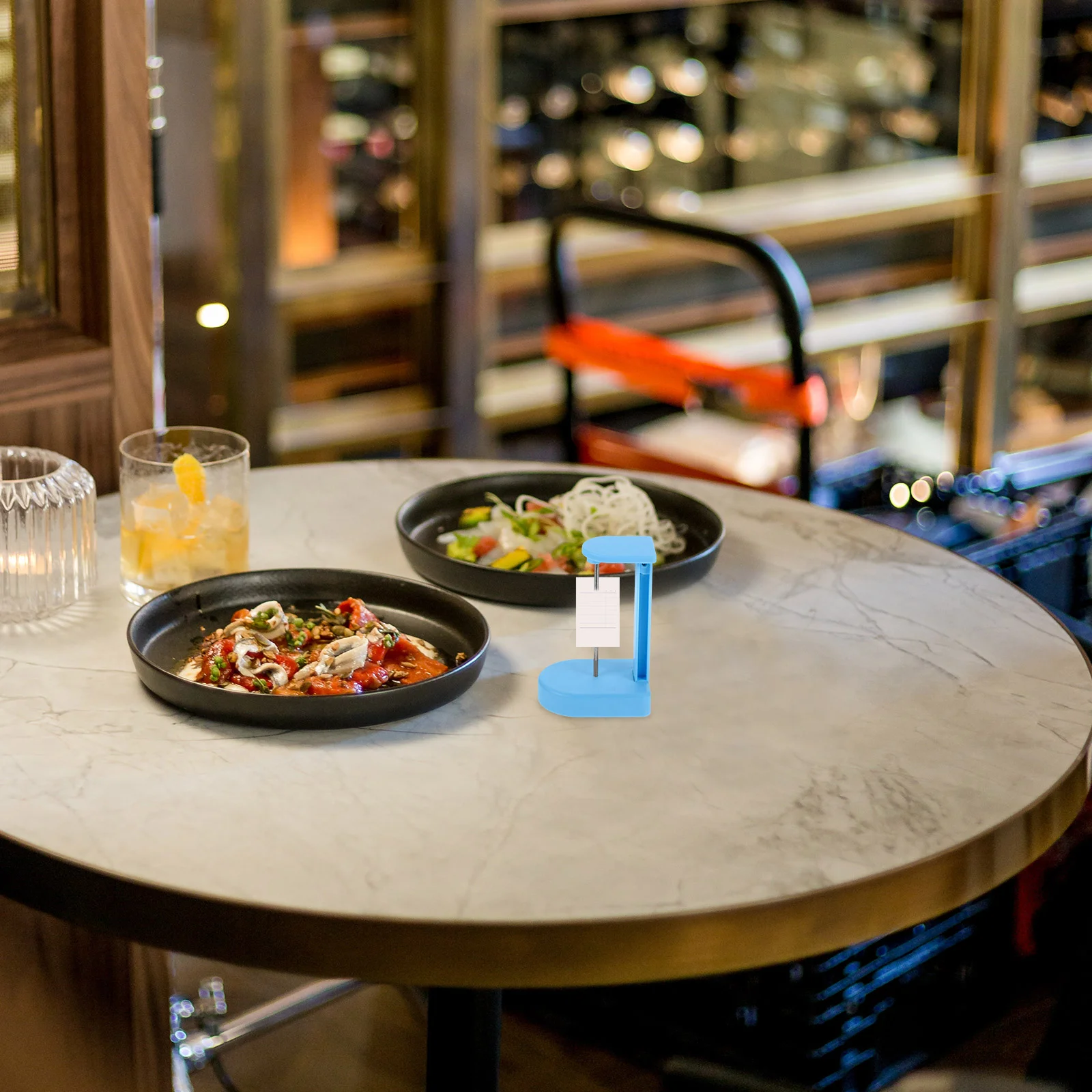 Support de billet de bureau en plastique, insertion de papier, porte-billets, dossier de reçus, évaluation de bureau