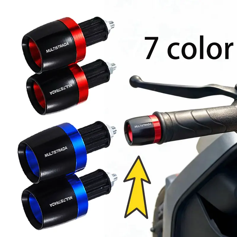 

1 Pair CNC Motorcycle For DUCATI Multistrada V2/V4 620 1200 Panigale 899 Handlebar Grips Handle Bar Cap End Plugs