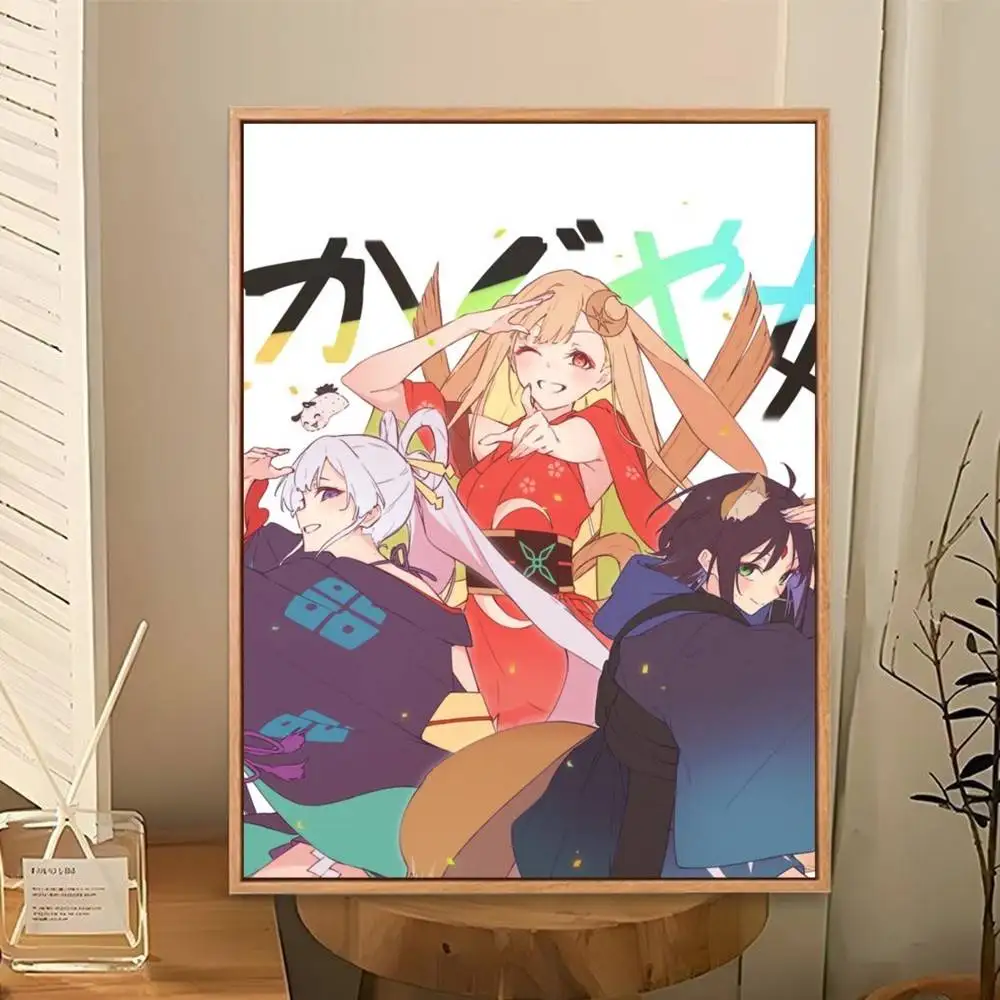 C-Cosmic P-Princess K-Kaguya   Poster Perfect Space Sticker Self Adhesive for Office Home Theater Wall Art Decor Fancy Gift
