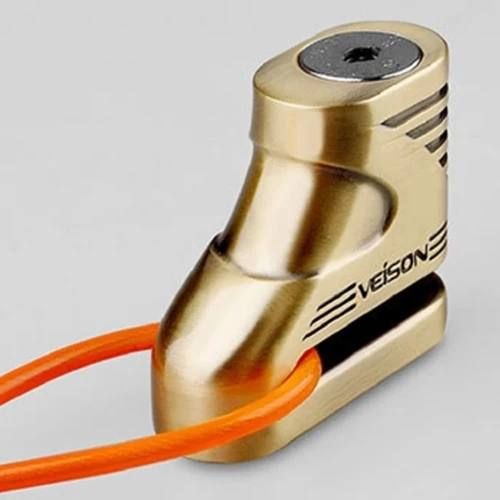 Imagen 2 del producto Cerradura antirrobo para motocicleta, cerradura de freno de disco antirrobo para Motocross al aire libre, protección de seguridad, bloqueo de disco de bicicleta