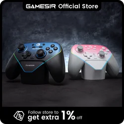 GameSir Super Nova Bluetooth Gamepad with Charging Dock Wireless Gaming Controller for Nintendo Switch 2 iPhone Android Phone PC