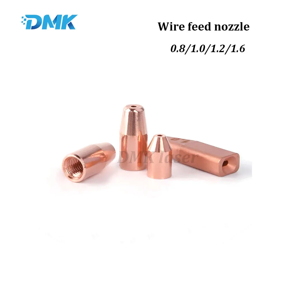 DMK laser Straight  Tube Feeding Elbow  Wire guide tnozzle M5 For QILIN Ospri SUP WSX HANWEI HW970 Raytools TIG