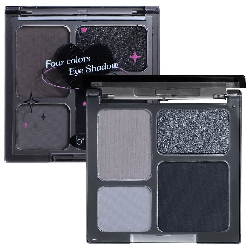 New Eye Shadow Silver Grey Pearlescent Glitter Eye Shadow Matte Dark Smoky Holiday Makeup Eye Shadow Palette Portable Cosmetics