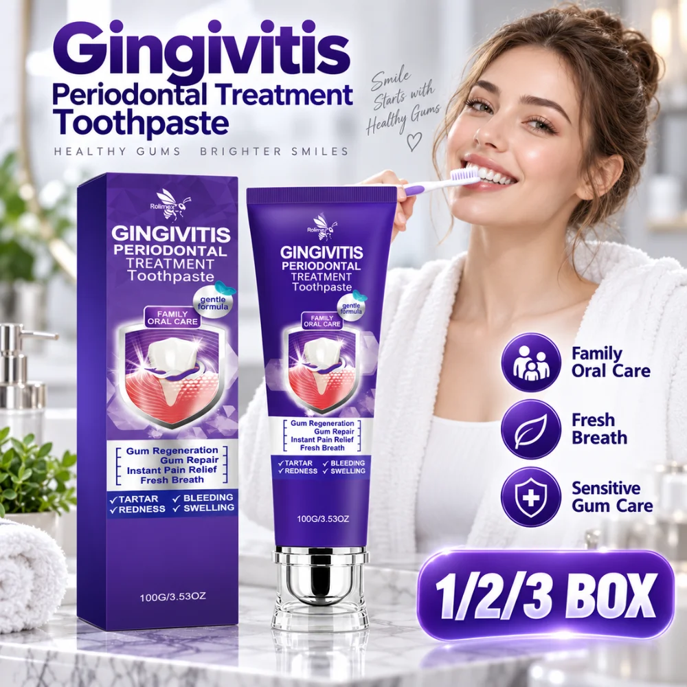 Gum Care Toothpaste 100g Periodontal Cleaning Formula Plaque Tartar Control Fresh Breath Gentle Daily Care for Sensitive Gums