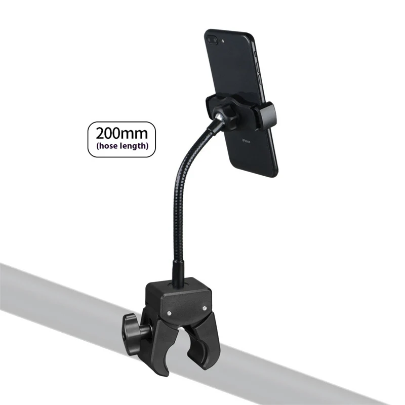 Metal Hose Mobile Phone Stand whit Super Clamp Lazy Bedside for iPad Tablet Holder Desktop Cantilever Support Bracket