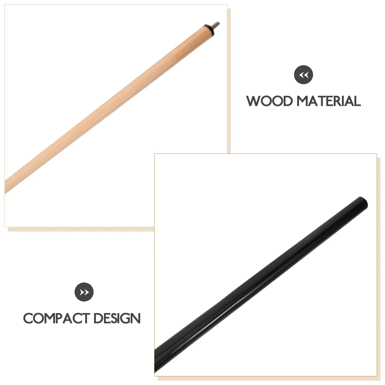 عصا بلياردو قصيرة خفيفة الوزن مدمجة من أجل ممارسة المحمولة، ملحقات رياضية، عصا حمام سباحة صغيرة #5