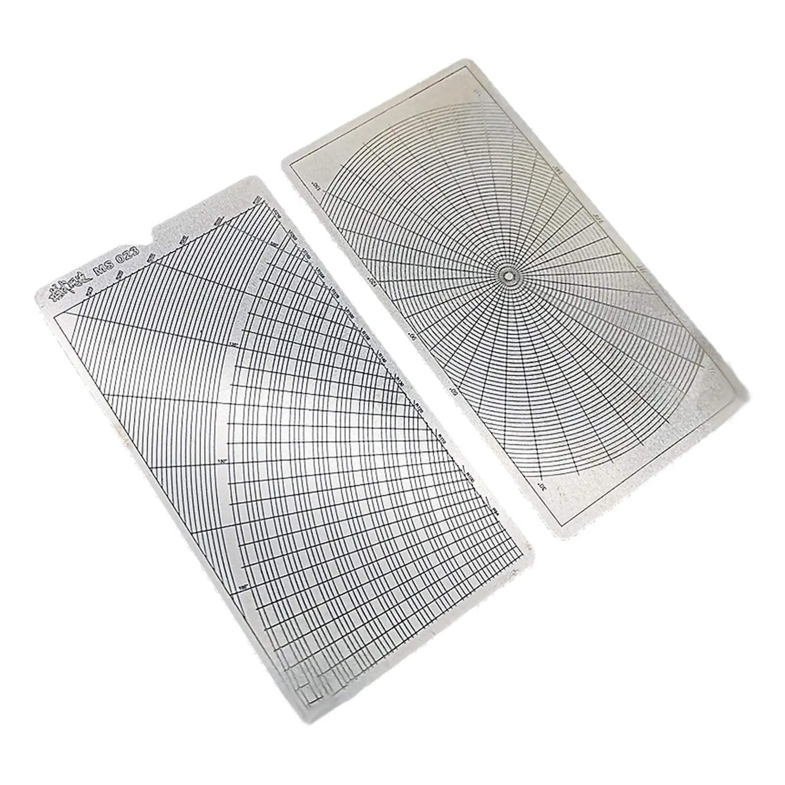 Groove Type Tank Figure Covering Stencil Arc Cutting Mat Dual Sided for Making Spray Models